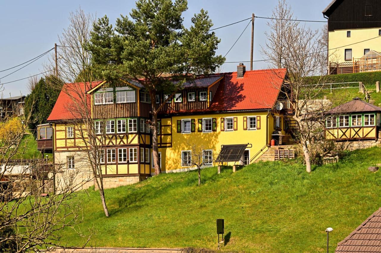 Ferienwohnung Loft Am Malerweg Reinhardtsdorf-Schona Exterior foto